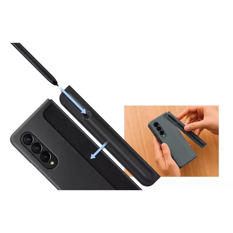 Samsung Standing Cover con penna per Galaxy Z Fold4, sabbia (EF-OF93PCUEGWW)