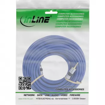 Cavo audio InLine Premium 3,5 mm jack maschio / maschio 3 m
