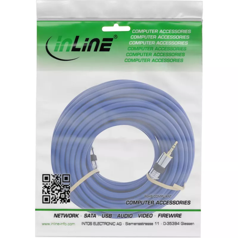 Cavo audio InLine Premium 3,5 mm jack maschio / maschio 3 m