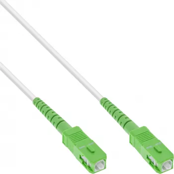 Cavo in fibra ottica simplex InLine, FTTH, SC/APC8° a SC/APC8° 9/125µm OS2 1m
