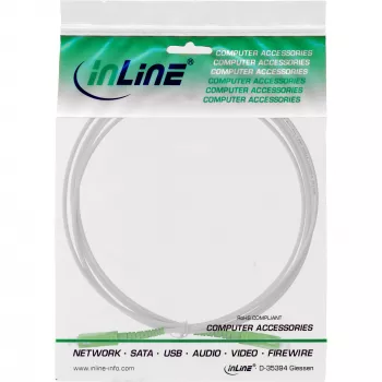 Cavo in fibra ottica simplex InLine, FTTH, SC/APC8° a SC/APC8° 9/125µm OS2 40m