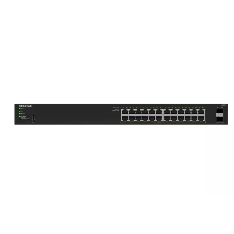 NETGEAR GS324TPv2 Managed L2/L3 Gigabit Ethernet (10/100/1000) Power over Ethernet (PoE) 1U nero