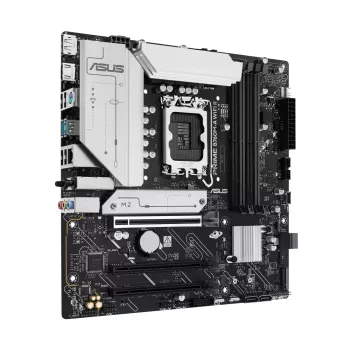 ASUS PRIME B760M-A WIFI II scheda madre, micro ATX, Intel B760, LGA 1700, DDR5, 4 slot DIMM, fino a 256 GB, Wi-Fi 6E, 2,5Gb Ethernet