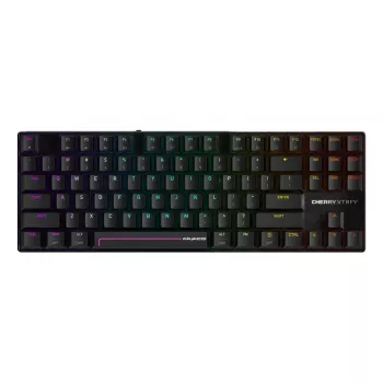 Tastiera meccanica da gaming Cherry MX 8.2 Pro TMR Wireless Tenkeyless 88 tasti RGB USB + RF + Bluetooth QWERTY US International nero