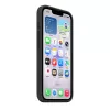 Custodia in silicone con MagSafe per Apple iPhone 17e — nero, silicone e microfibra, 6,1
