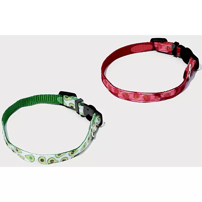 Collare standard Catlink CL-UTS-01 — collare universale per cani e gatti, include 2 tag RFID, verde/rosso