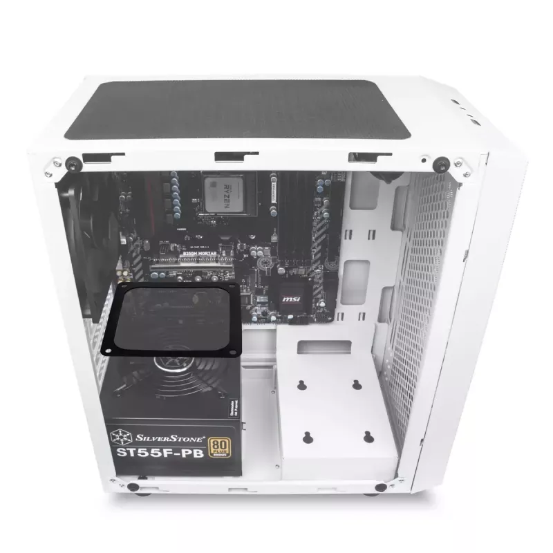 SilverStone SST-FF143W filtro antipolvere magnetico, 140 mm, bianco