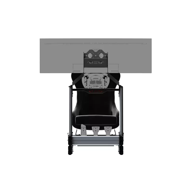 Res-Tech SMART COCKPIT + GT SITZ (BUNDLE), cockpit da corsa, nero, grigio, acrilonitrile-butadiene-stirene (ABS), alluminio, 52 kg, Italia