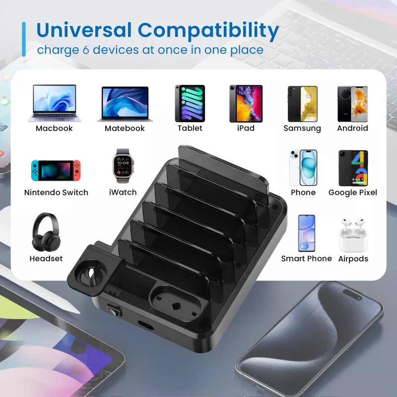 Ewent EW1335 caricabatterie per dispositivi mobili universale nero AC ricarica rapida indoor