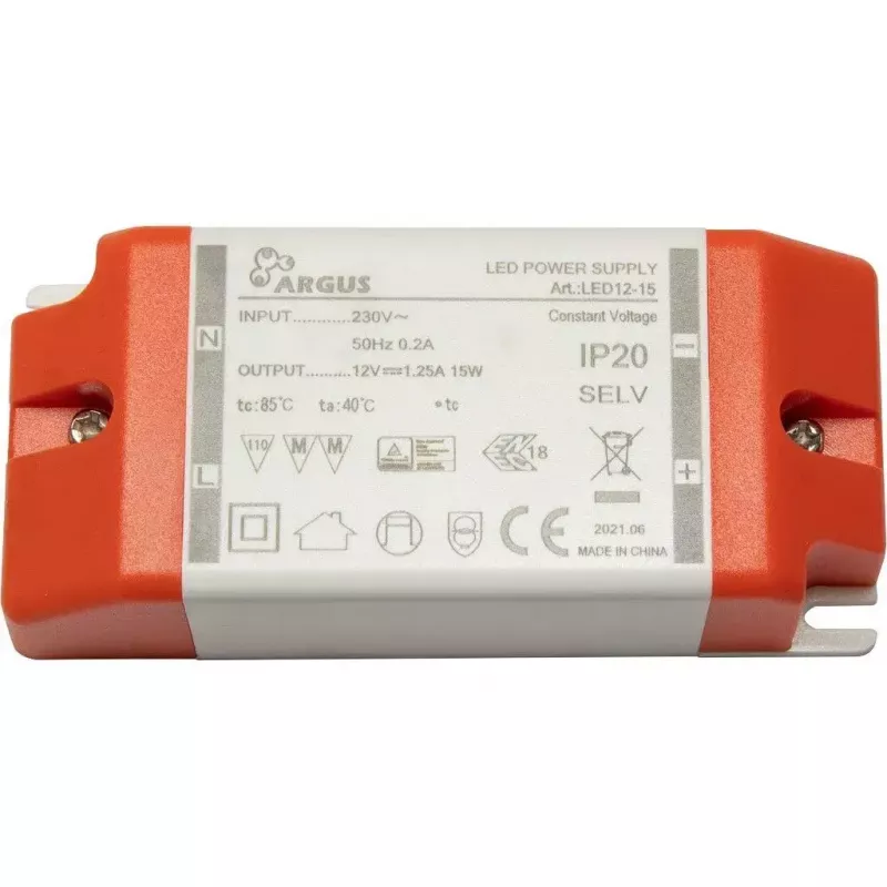 Driver LED Inter-Tech LED12-15 15W IP20 100000h