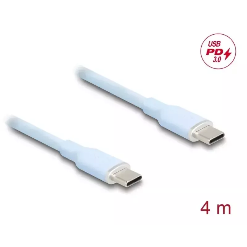 DeLOCK cavo USB USB 2.0 4 m USB-C blu 81236