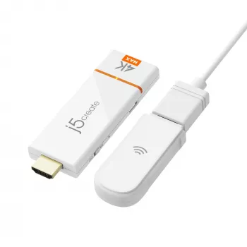 Adattatore wireless display j5create ScreenCast 4K Max 2160p bianco