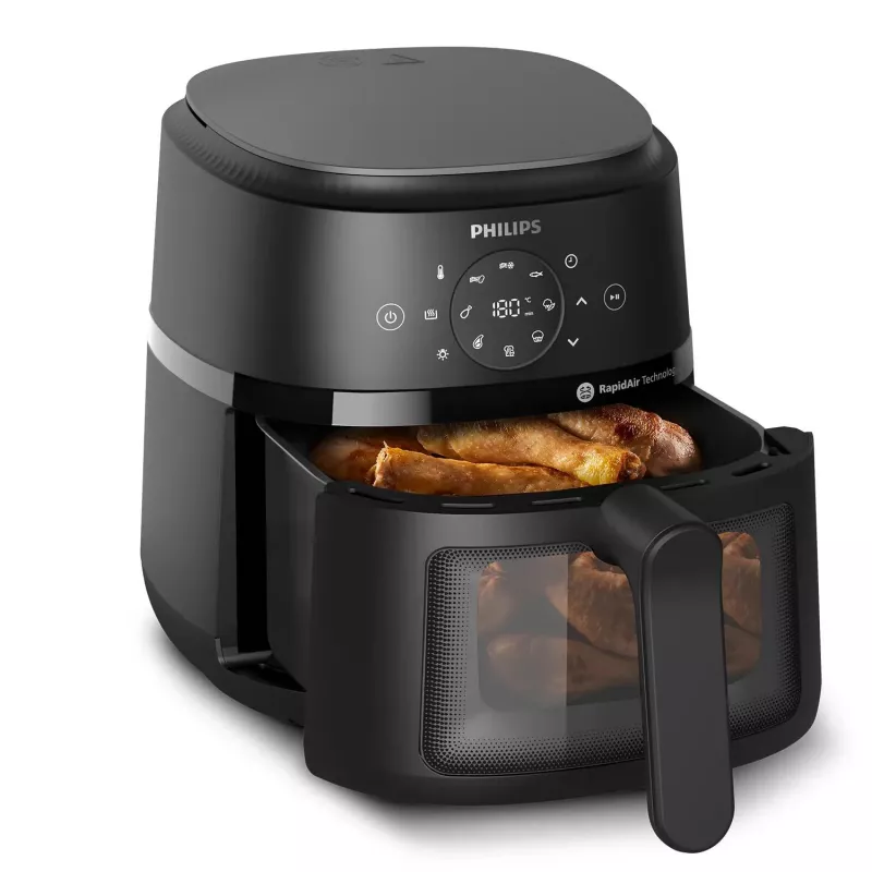 Philips serie 2000 NA220/00 Friggitrice singola 4,2 L a installazione libera 1500 W friggitrice ad aria calda nero