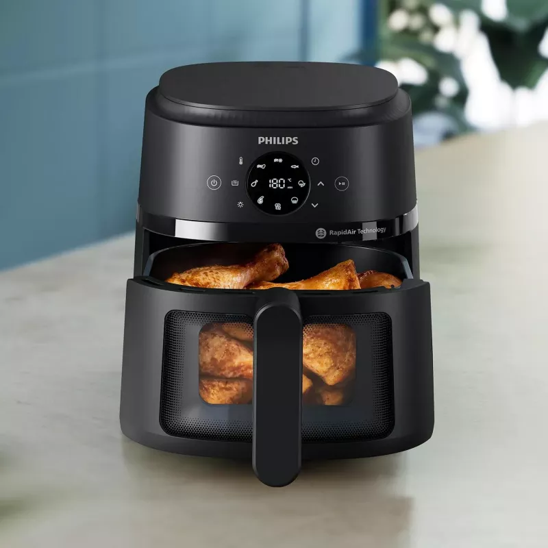 Philips serie 2000 NA220/00 Friggitrice singola 4,2 L a installazione libera 1500 W friggitrice ad aria calda nero