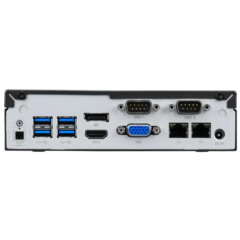 Shuttle XPC Barebone sottile DL40N, Intel N150, 1x DDR5, 2x LAN (2x 2,5Gbit), 2xCOM,1xHDMI,1xDP, 1x VGA, senza ventola, funzionamento continuo 24/7