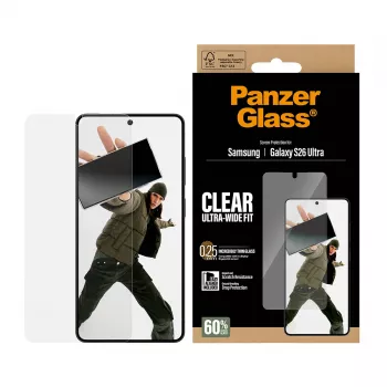 PanzerGlass ® Protezione display Samsung Galaxy S26 Ultra | Ultra-Wide Fit con EasyAligner