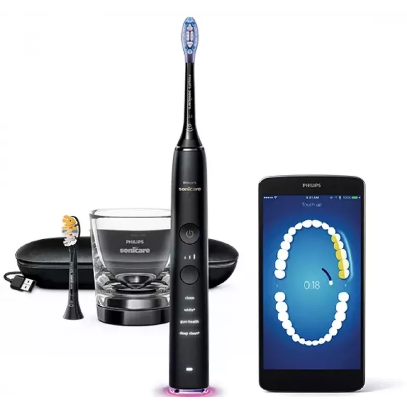 Philips Sonicare DiamondClean Smart DiamondClean Smart HX9917/89 Spazzolino sonico + 2 testine e app