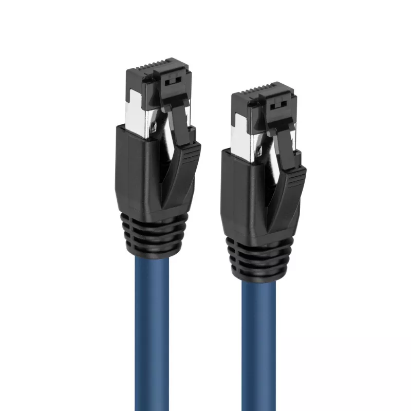 Microconnect MC-SFTP80025B cavo di rete blu 0,25 m Cat8.1 S/FTP (S-STP)