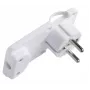 Microconnect PESCHPLUG-W adattatore connettore di alimentazione Tipo F bianco