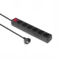 Microconnect GRU0063B prolunga elettrica 3 m 6 uscite AC per interni nero