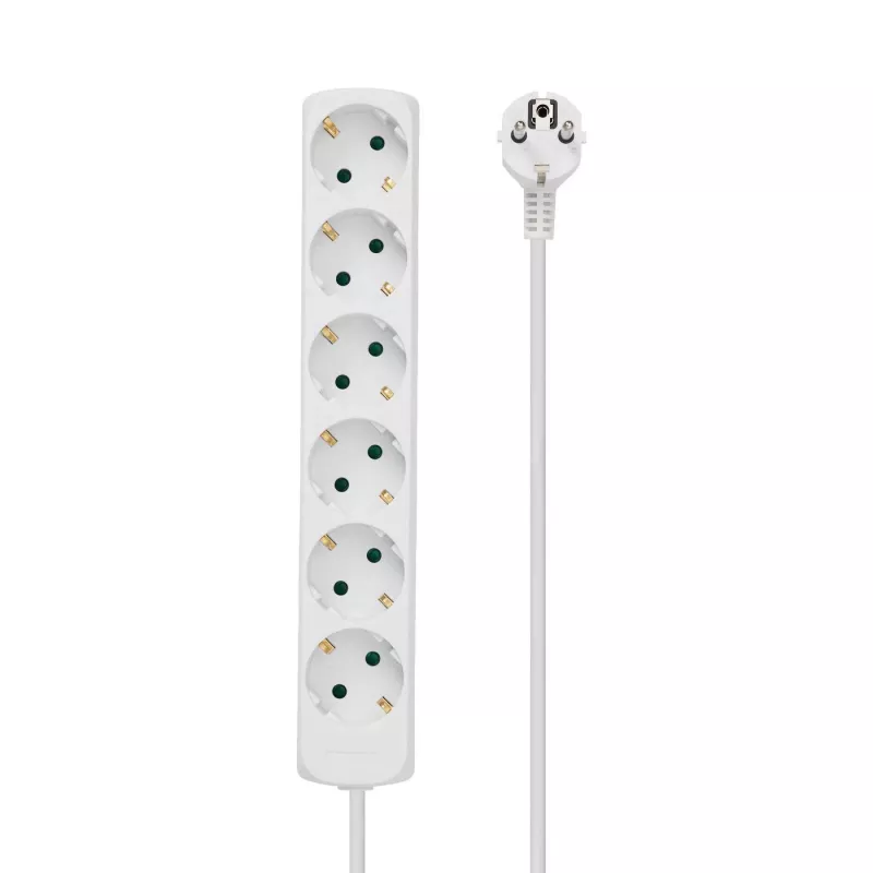 Microconnect GRU0063WA prolunga elettrica 3 m 6 prese AC bianco