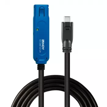 Lindy 5m USB 3.2 Gen 1 C/A Active Extension Pro, 5 m, USB C, USB A, USB 3.2 Gen 1 (3.1 Gen 1), nero