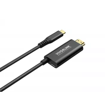Cavo USB-C a HDMI VivoLink con alimentazione 100 W, modello PROUSBCHDMIMM2-CHARGE