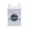 Intellinet Cat6a 10G Keystone Jack schermato slim senza attrezzi, arancione