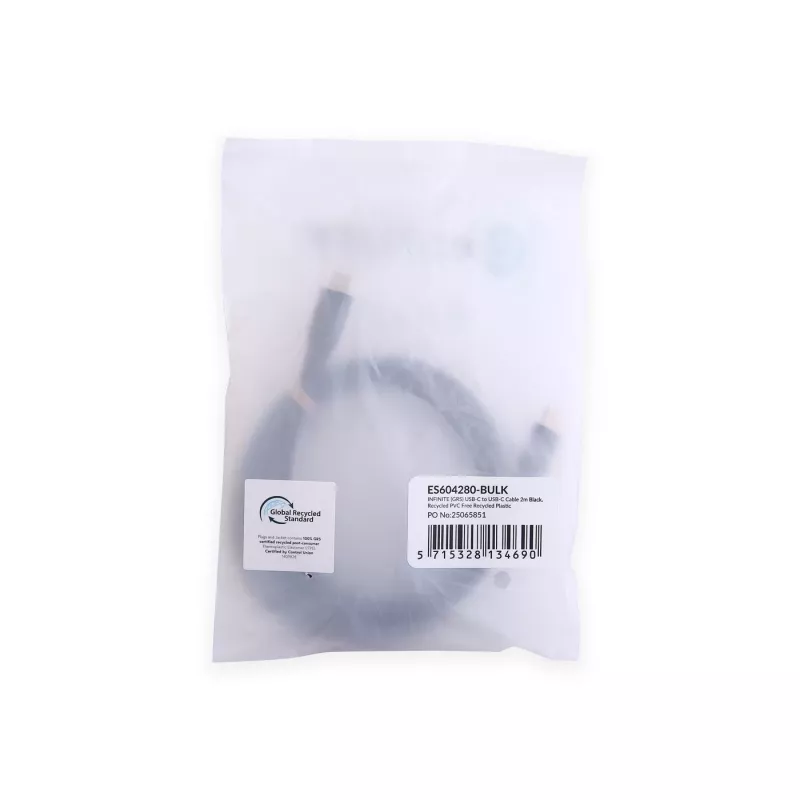 eSTUFF ES604280-BULK Cavo USB USB 2.0 2 m USB C nero