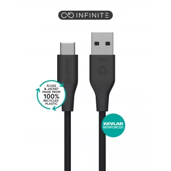 eSTUFF ES605180 Cavo USB USB 2.0 1 m USB-C USB-A nero