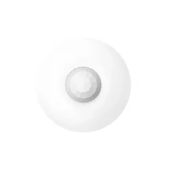 Rilevatore di movimento Hikvision DS-PDCL12-EG2-WE sensore a infrarossi passivo (PIR) senza fili montaggio a soffitto bianco