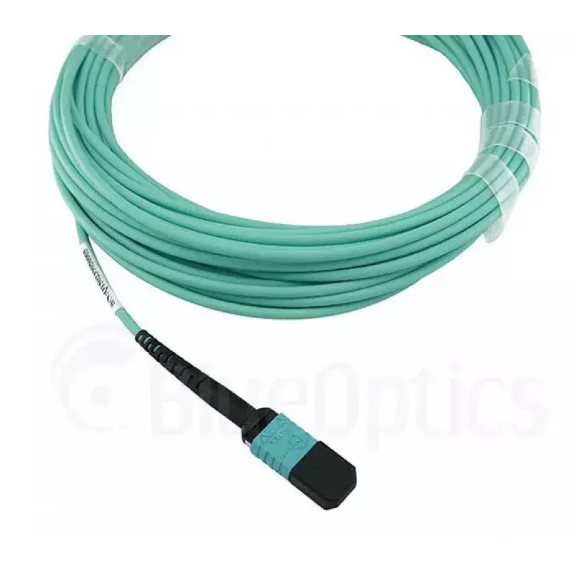 Cavo in fibra ottica BlueOptics OCTCABLE10M-SR 10 m OM3 MPO a 4×LC acquamarina