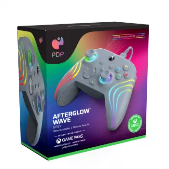 PDP Afterglow Wave grigio Gamepad USB analogico / digitale PC, Xbox One, Xbox Series S, Xbox Series X