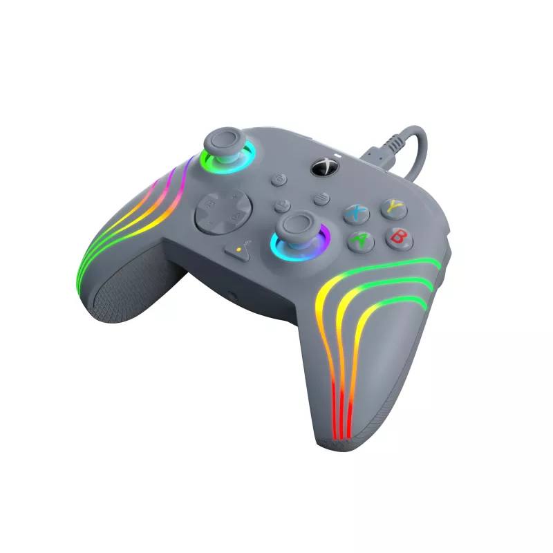 PDP Afterglow Wave grigio Gamepad USB analogico / digitale PC, Xbox One, Xbox Series S, Xbox Series X