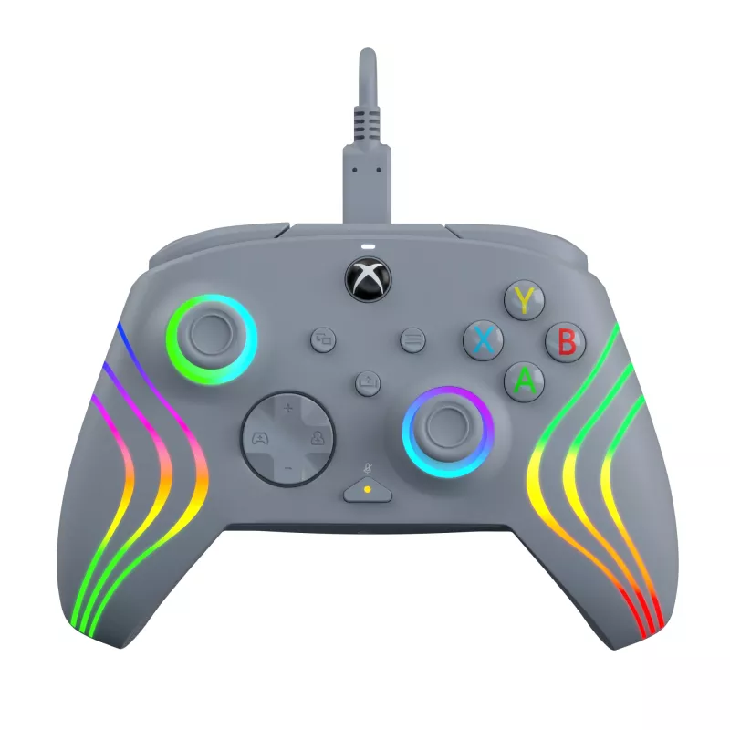 PDP Afterglow Wave grigio Gamepad USB analogico / digitale PC, Xbox One, Xbox Series S, Xbox Series X