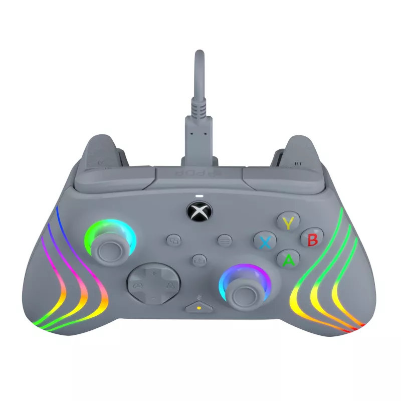 PDP Afterglow Wave grigio Gamepad USB analogico / digitale PC, Xbox One, Xbox Series S, Xbox Series X