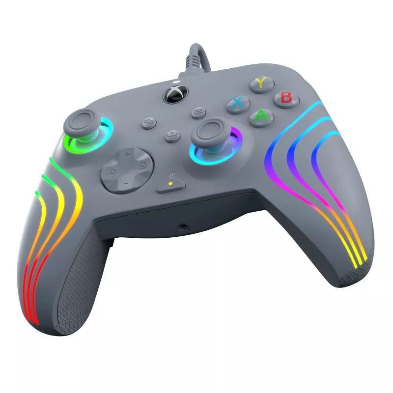 PDP Afterglow Wave grigio Gamepad USB analogico / digitale PC, Xbox One, Xbox Series S, Xbox Series X