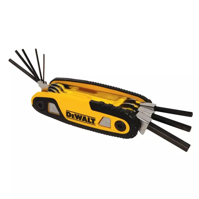 DeWalt DWHT0-70263 set chiavi esagonali tascabile, 8 pz.
