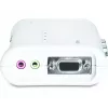 Switch KVM Trendnet TK-409K USB VGA 2048x1536 1,6 m con cavo blu
