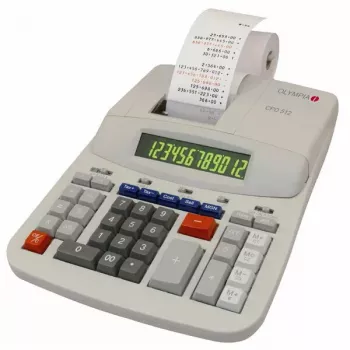Calcolatrice da tavolo con stampante Olympia CPD 512