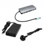 Dock USB-C Nano i-tec Metal HDMI/VGA con LAN + caricabatterie universale 77 W