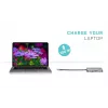 Dock USB-C Nano i-tec Metal HDMI/VGA con LAN + caricabatterie universale 77 W