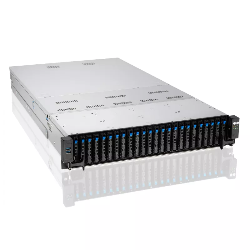 ASUS RS720-E11-RS24U Intel C741 Rack (2U) nero, argento