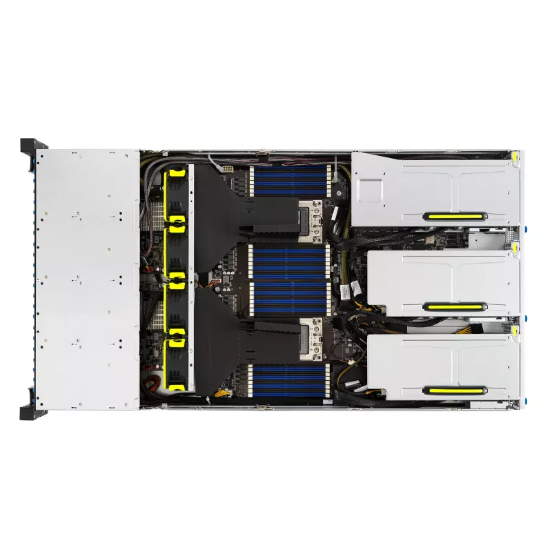 ASUS RS720-E11-RS24U Intel C741 Rack (2U) nero, argento