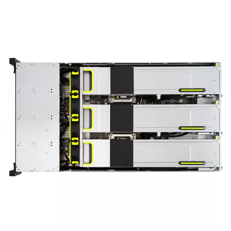 ASUS RS720-E11-RS24U Intel C741 Rack (2U) nero, argento