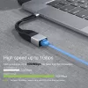 Techly ICOC USBC-RJ45 cavo di rete nero 0,144 m