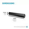 Z G3 sistema di conferenza soundbar, nero