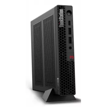 Lenovo ThinkStation P3 Tiny Intel® Core™ i7 i7-14700 32 GB DDR5-SDRAM 1 TB SSD NVIDIA RTX A1000 Windows 11 Pro Mini-PC workstation nero