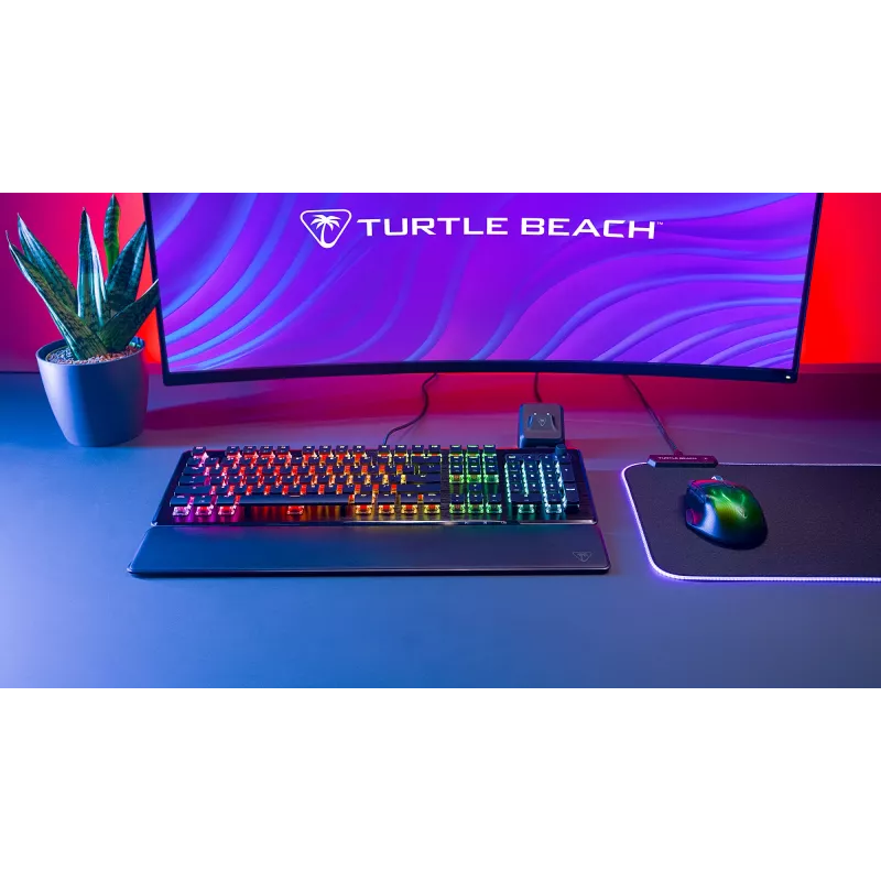 Tastiera gaming Turtle Beach Vulcan II USB tedesca nera