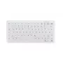 Tastiera medicale Contour Design Active Key Contour ClassicClean IP68 mini con filo bianca DE C4110
